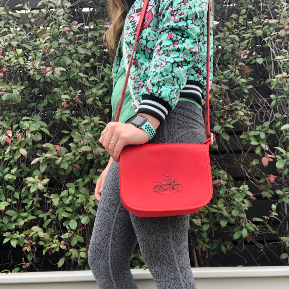 Disney COACH red shoulder bag from Italy!!!!!!